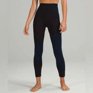 Lululemon Nulu Colour Block High-Rise Tight 25" 2021 Size 8
